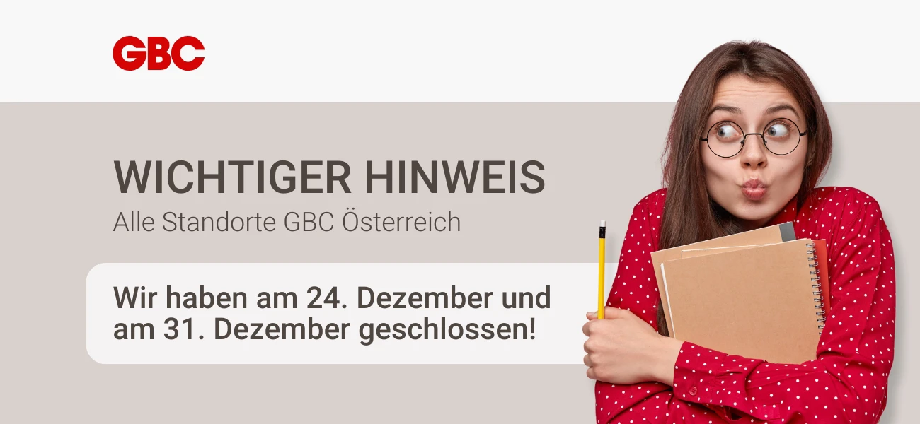 Blog 24 und 31 Dezember geschlossen GBC Österreich