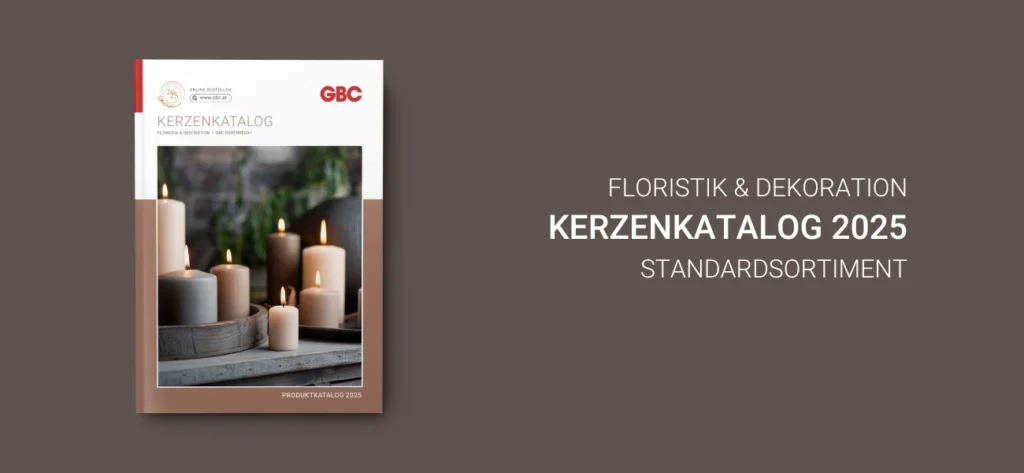 Kerzenkatalog 2025 Großhandel GBC Österreich