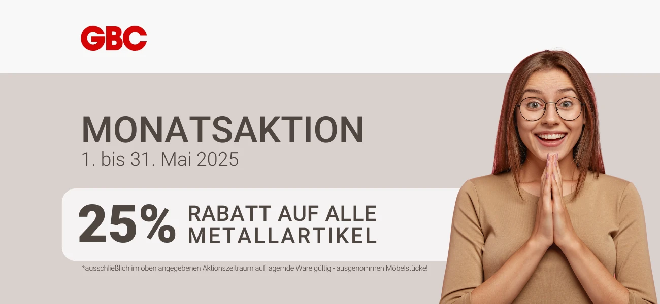 Blog Metallaktion Mai 2025 GBC Österreich