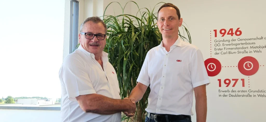 Ein bedeutender Führungswechsel bei GBC Österreich: Roman Scharer und Gerold Seelmann