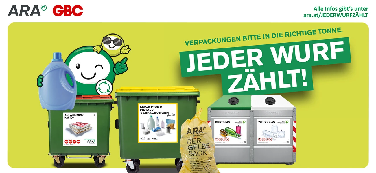 Jeder Wurf zählt: Gemeinsam Verpackungen richtig entsorgen und Rohstoffe im Kreislauf halten